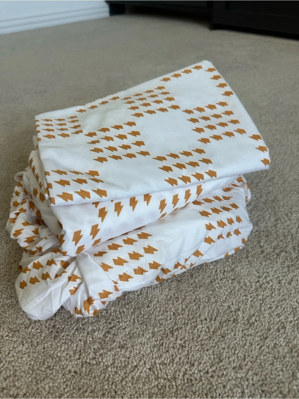 Pillowfort Lightning Bolt Sheet Set - Full